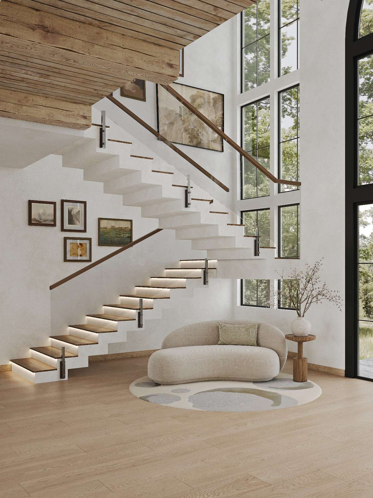*The rendered images of the home are purely conceptual and serve as an artistic representation for visualizing the design, and should not be considered an accurate depiction of the actual build.