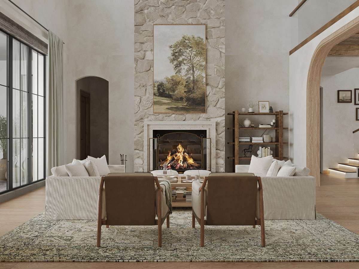 *The rendered images of the home are purely conceptual and serve as an artistic representation for visualizing the design, and should not be considered an accurate depiction of the actual build.