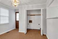A view of the Laundry Room that opens off of the Kitchen/Dining area.