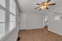 Another view of the Living Room.  There's a coat Closet in the Living Room.