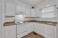 A close-up view of the Kitchen.