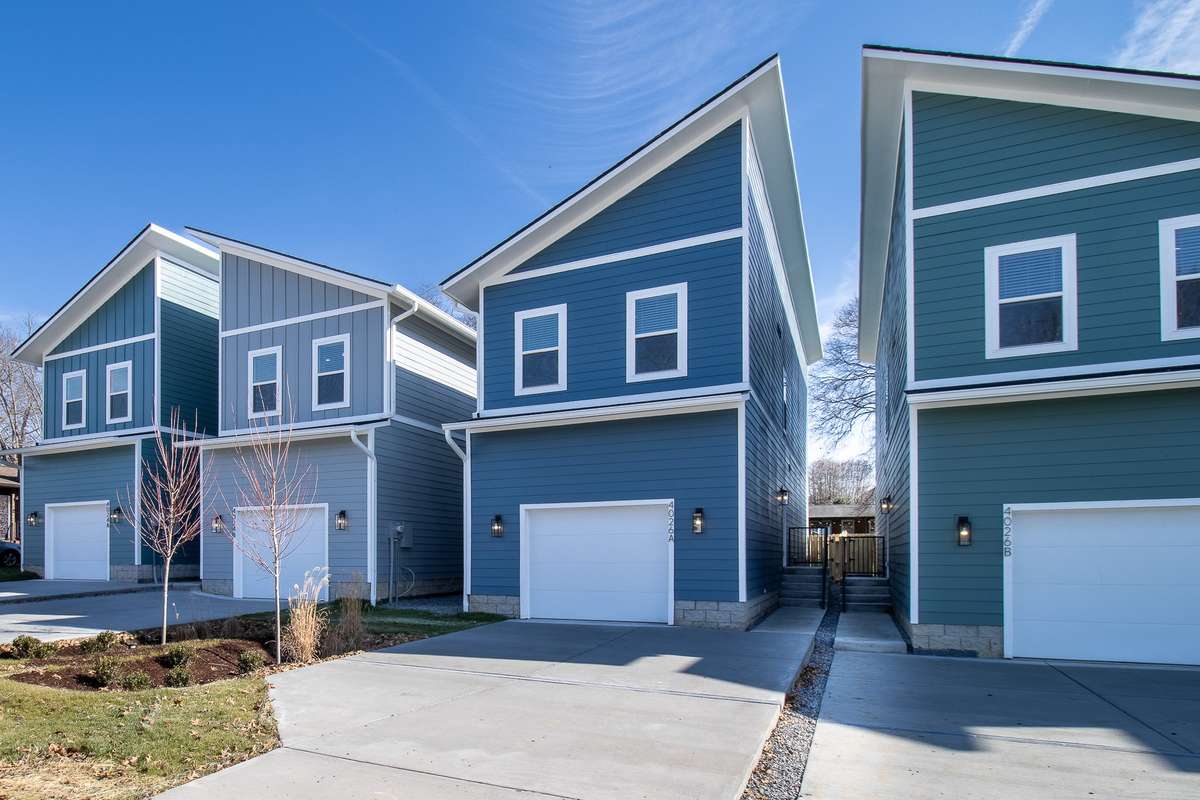 Welcome to 4024 B University Ave (gray siding), one of 6 beautiful new construction homes!