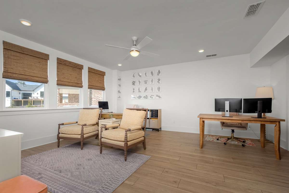 Walk-out basement area!  Perfect for working, relaxing, or exercising!