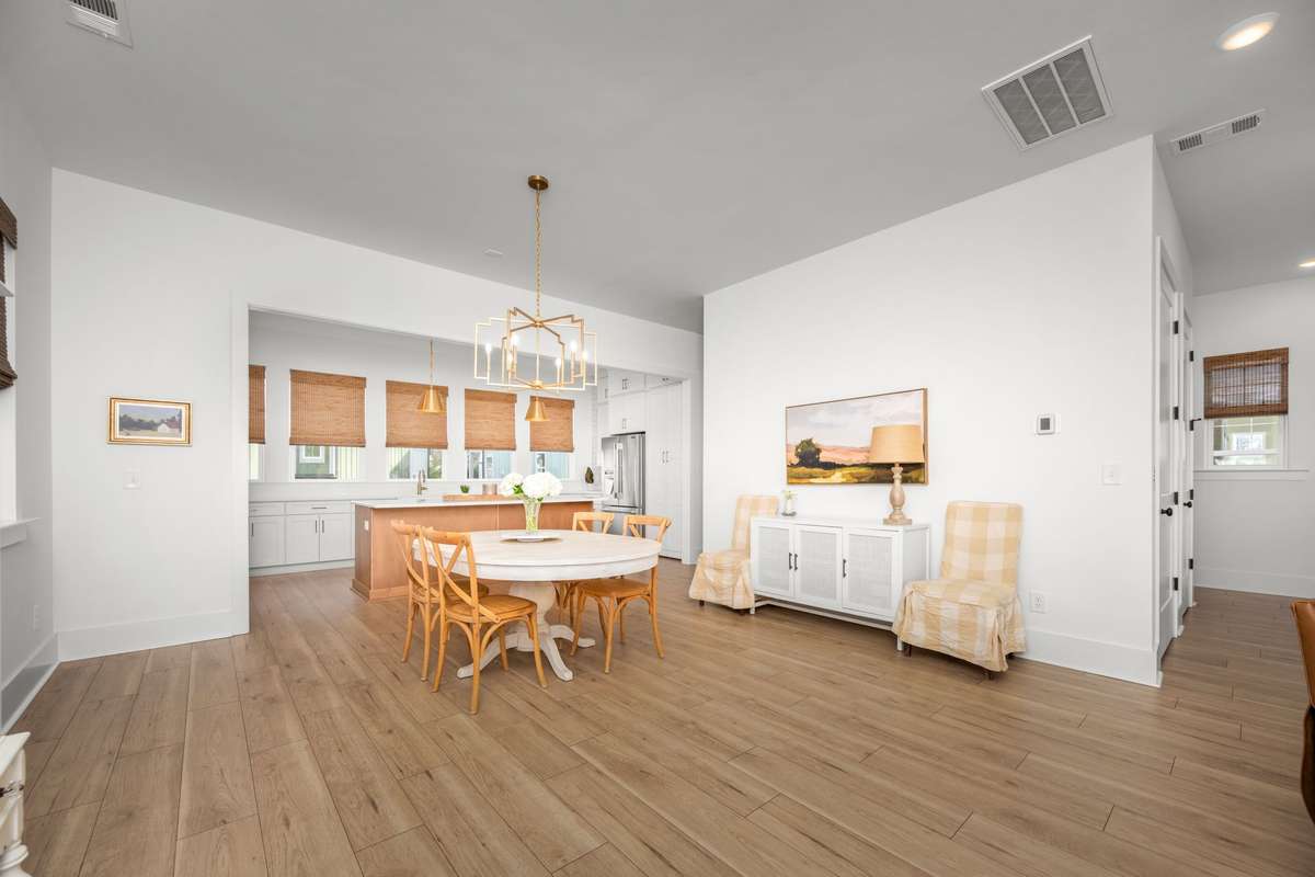 Large dining space