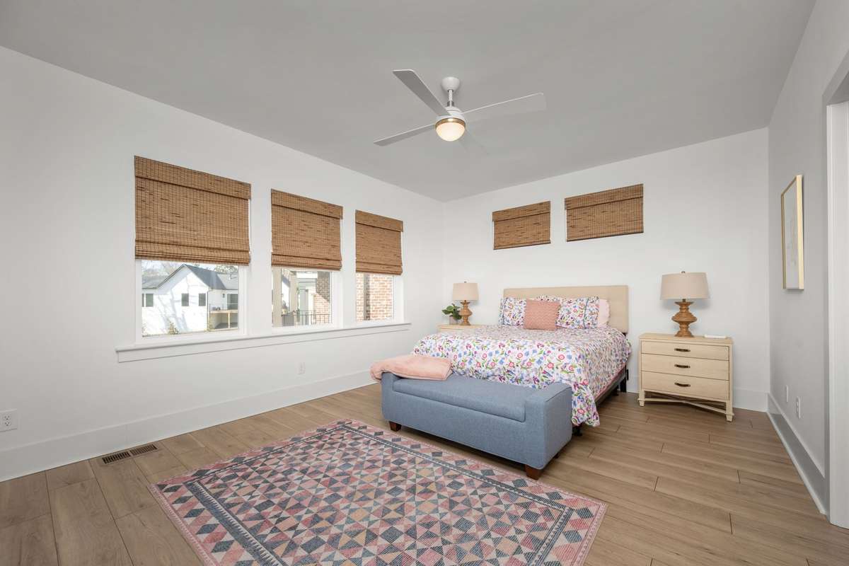 2nd level bedroom with private full bathroom and balcony access!