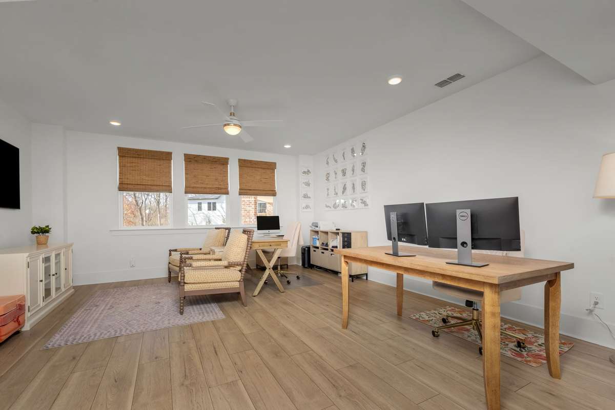 Walk-out basement area!  Perfect for working, relaxing, or exercising!