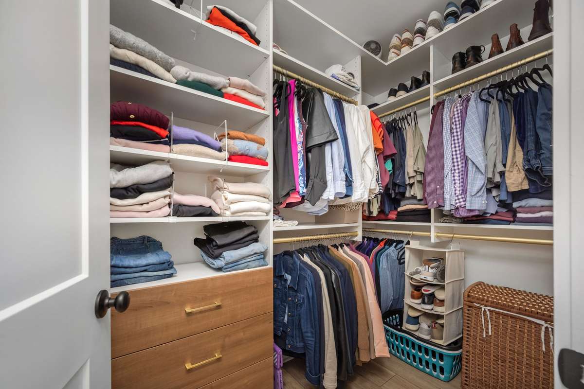 Walk-in closet!