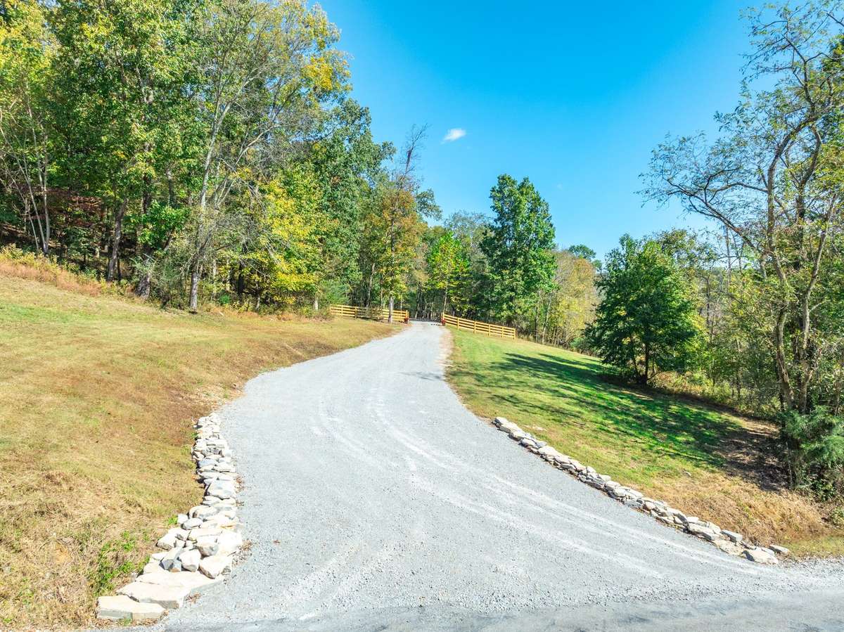 New driveway.