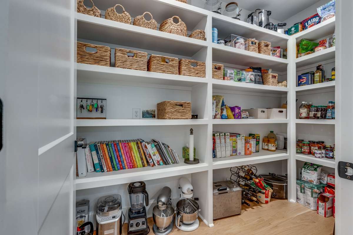 large Walk-in pantry.