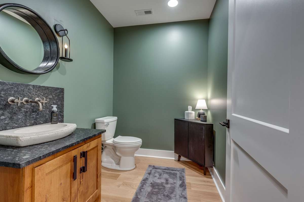 Half Bath just off the kitchen and mudroom.