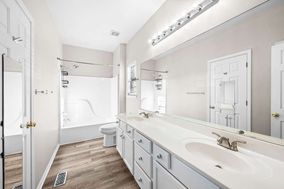 Primary Bath with Double Vanities