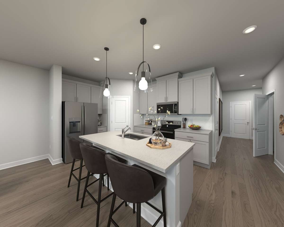 Photo is not of the actual home, but is an inspirational photo of builder’s model home and may depict options, furnishings, and/or decorator features that are not included