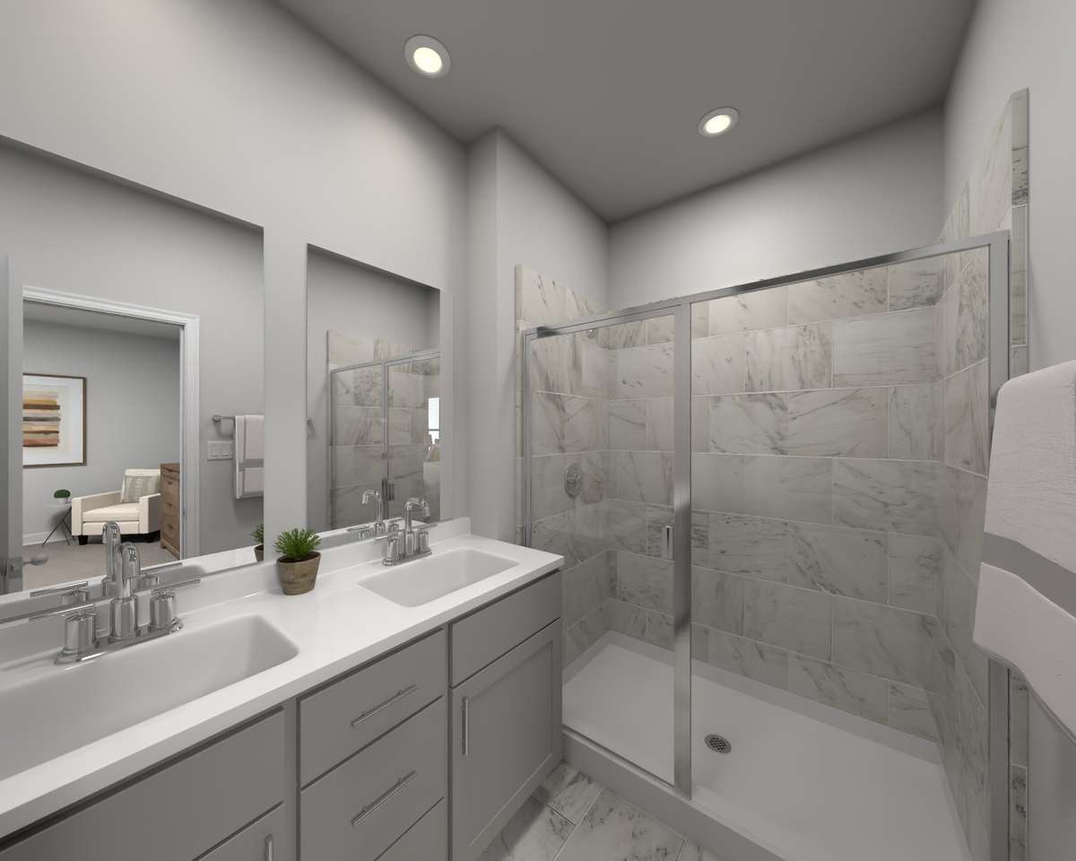 Photo is not of the actual home, but is an inspirational photo of builder’s model home and may depict options, furnishings, and/or decorator features that are not included