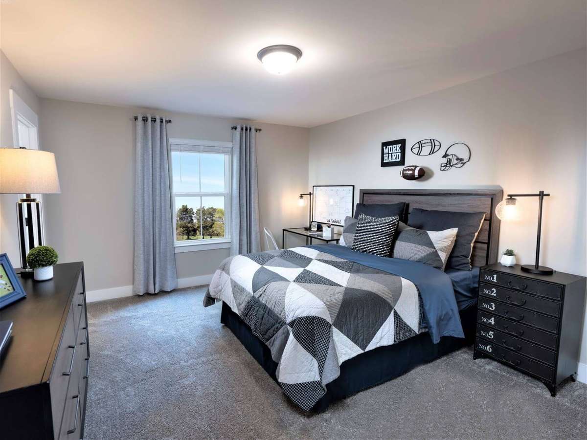 Photo is not of the actual home, but is an inspirational photo of builder’s model home and may depict options, furnishings, and/or decorator features that are not included