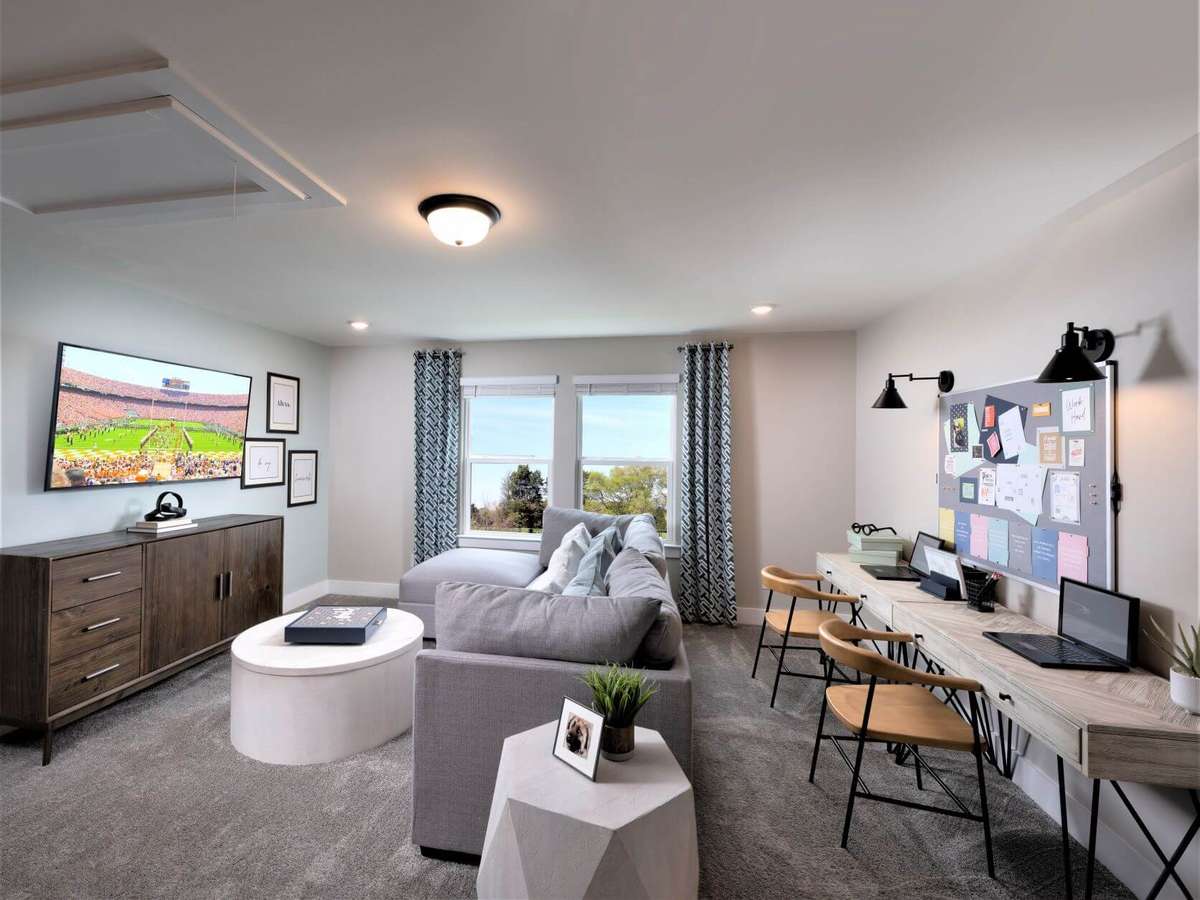 Photo is not of the actual home, but is an inspirational photo of builder’s model home and may depict options, furnishings, and/or decorator features that are not included