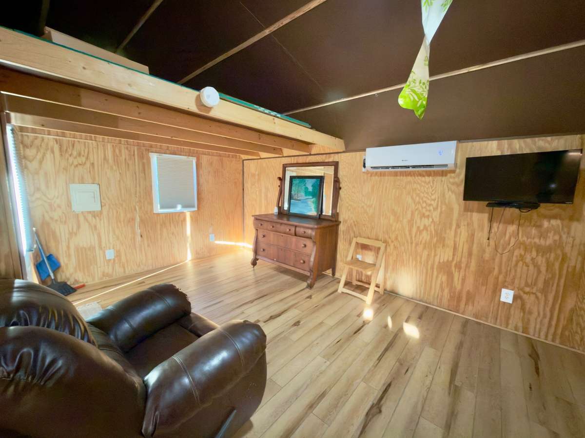 Interior of finished structure.