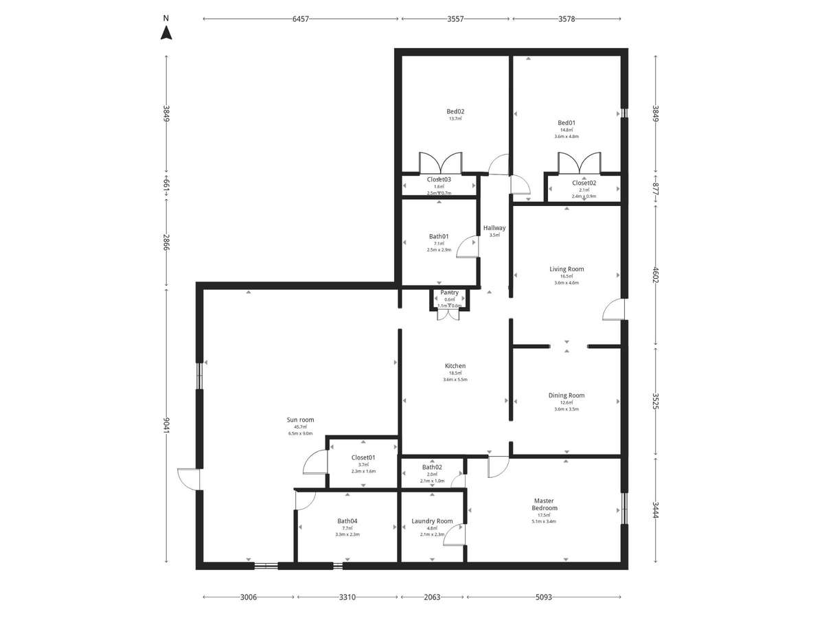 FOR VISUAL AID ONLY - NOT CONTRACTOR GRADE MEASUREMENTS