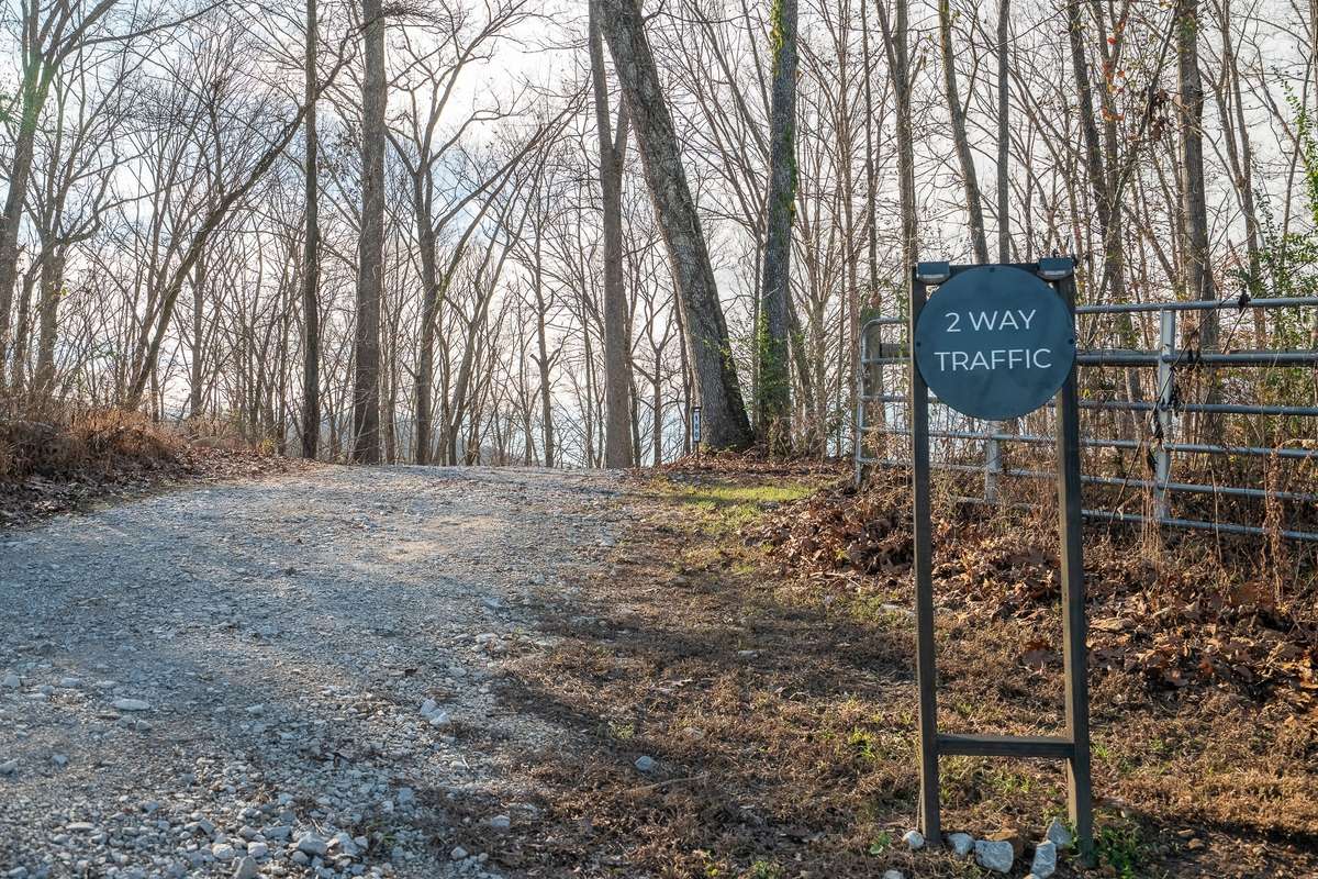 Entrance to the new residence and the tiny homes