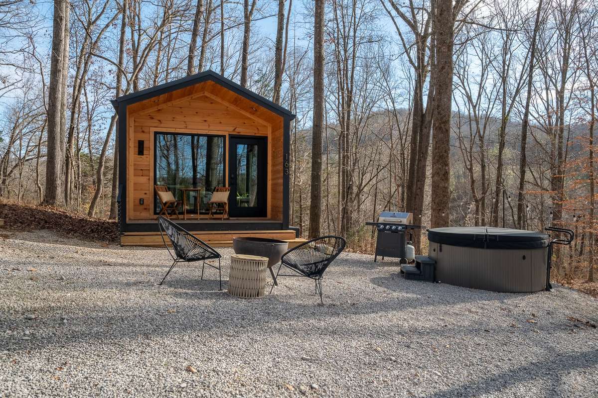 One of the Tiny Homes used for Short-term Rentals on multiple platforms