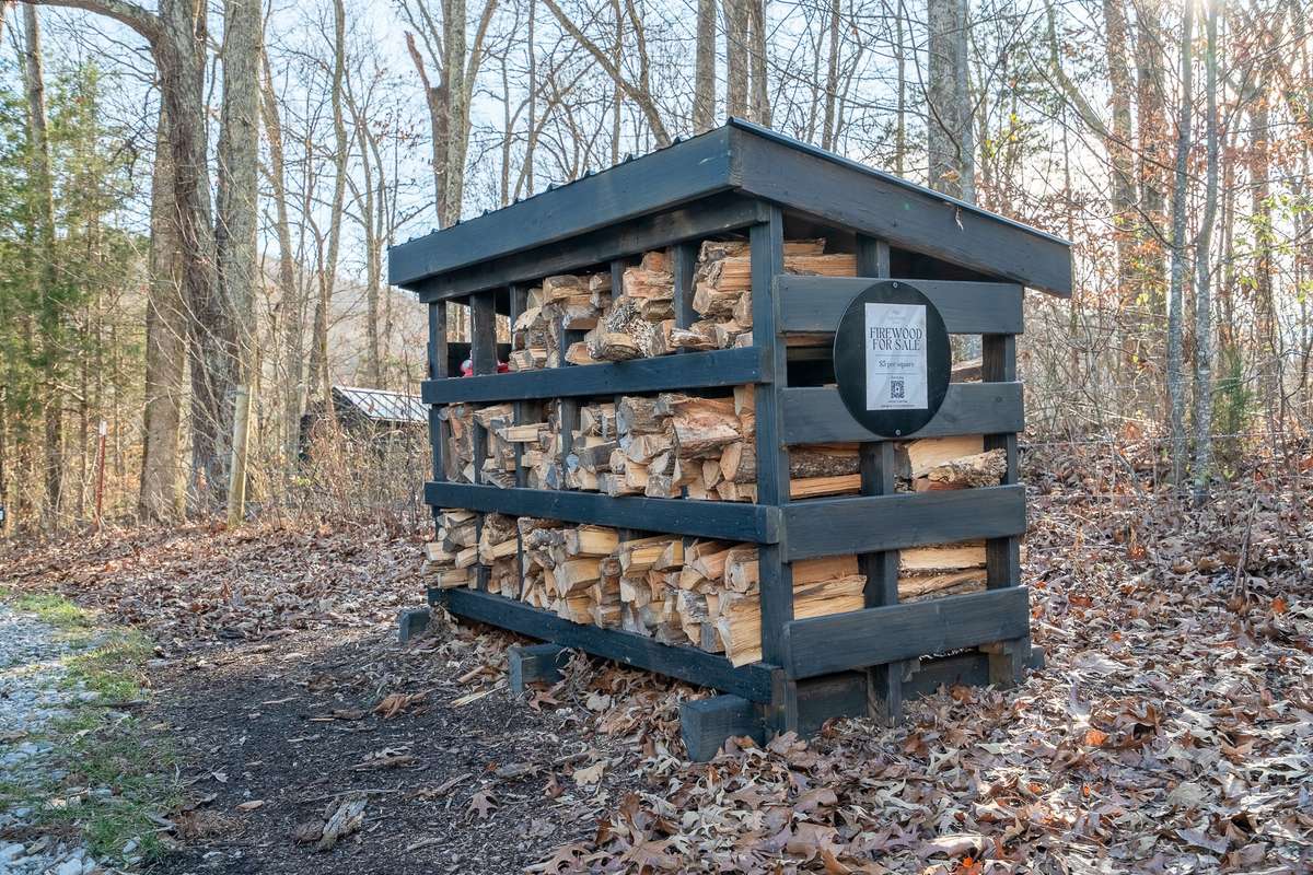 Firewood for sale for the tiny homes