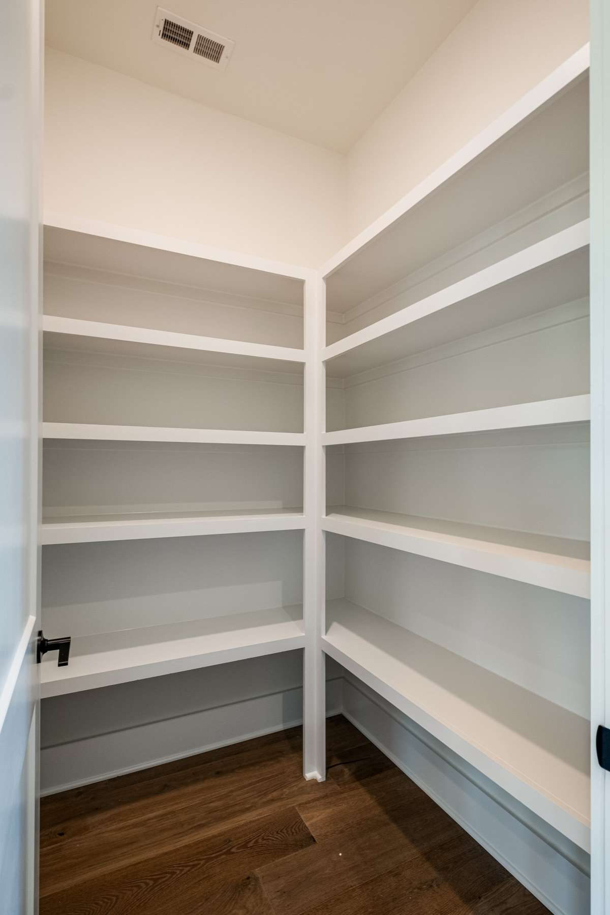 Walk in Pantry will be built out with wooden shelving