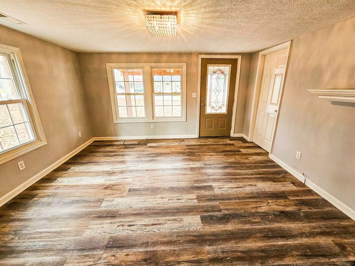 Spacious Living Room with plenty of natural light.