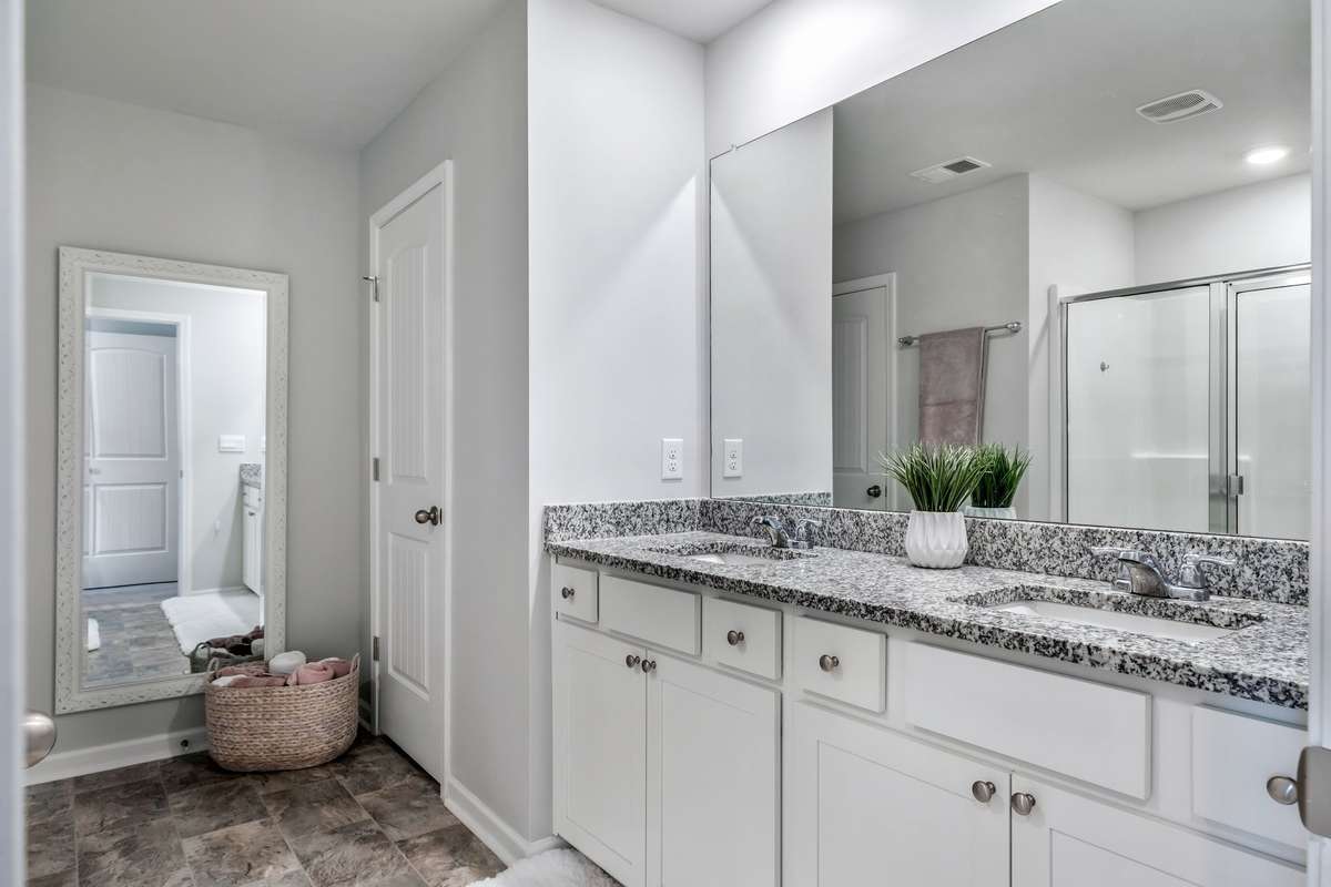 Large Primary On-Suite with Double Sinks