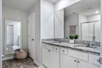 Large Primary On-Suite with Double Sinks