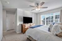 Primary Bedroom on front of home