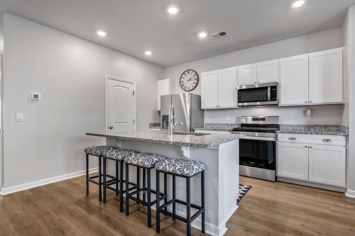 Kitchen Island with Sink and Bar