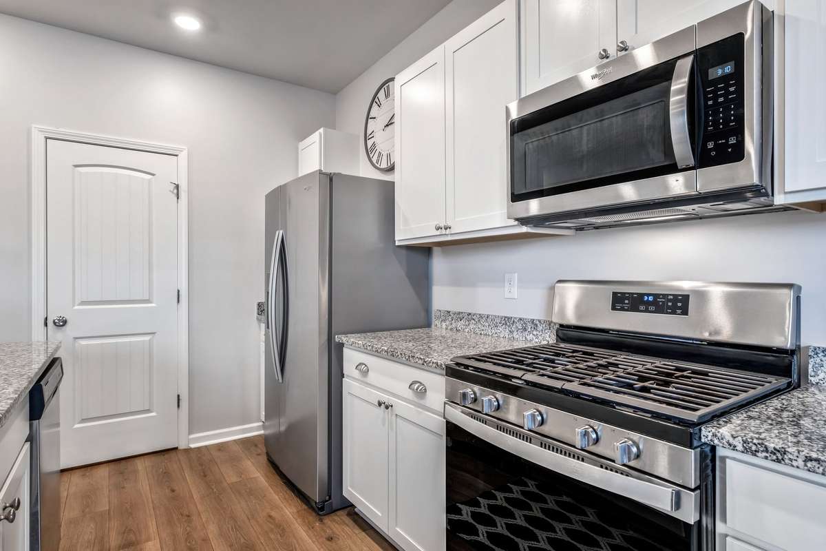 All Stainless Steel Appliances with Gas Range