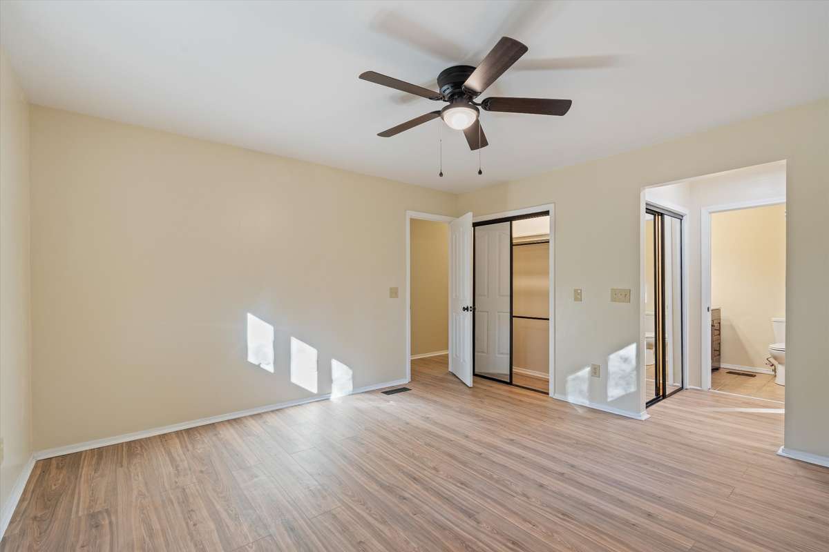 *PRIMARY BEDROOM* CLOSET IN ROOM AND 2 CLOSETS IN HALLWAY LEADING TO THE BATHROOM*