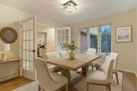 *VIRTUALLY STAGED DINING ROOM*