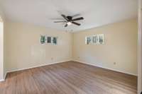 *PRIMARY BEDROOM WITH THREE CLOSETS AND A FULL BATHROOM*