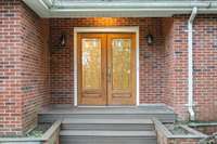 *NEW COMPOSITE DECKING AT THE FRONT PORCH*