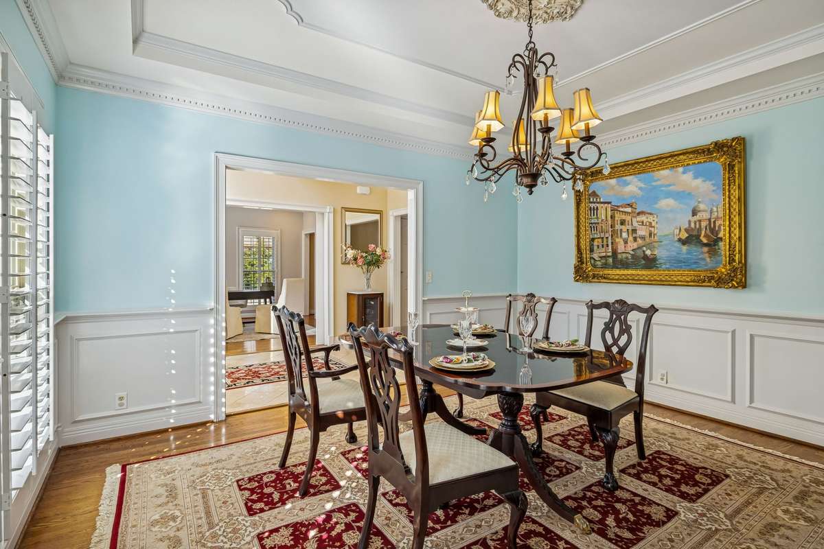 This dining room will allow you to put your phones in the other room and truly enjoy the people you break bread with! This dining room is waiting for your laughter and deep conversations!