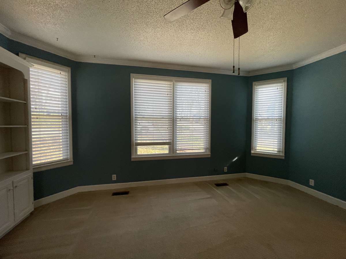 front windows in living room