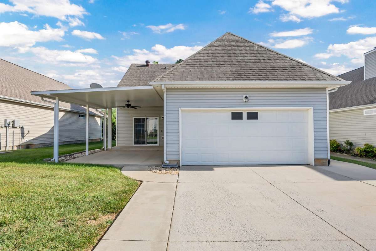 Two car garage with alley access