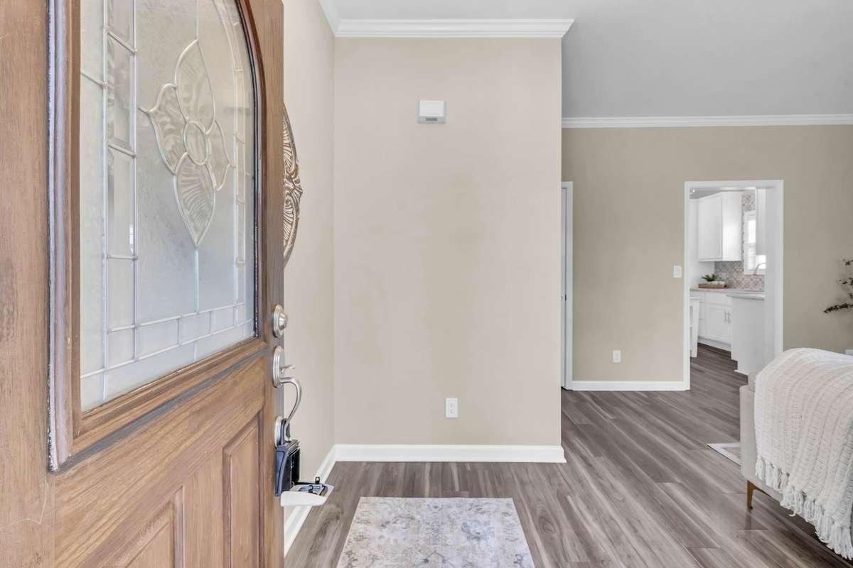 Step inside to find an inviting entry foyer