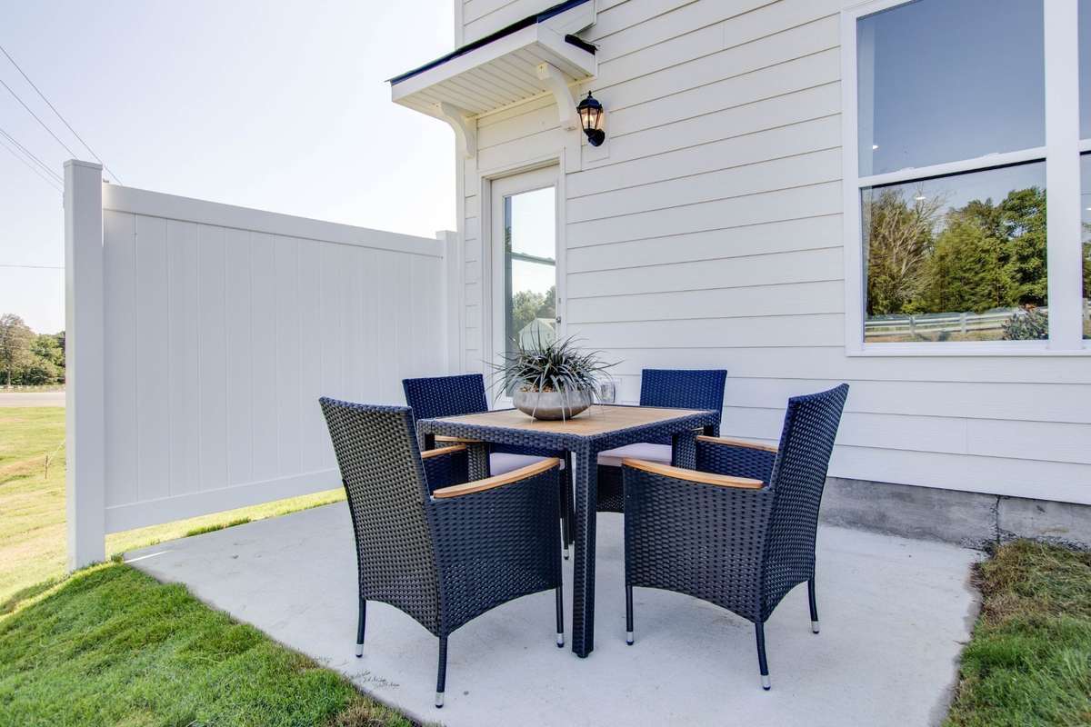 Outdoor Patio and Private back yard.