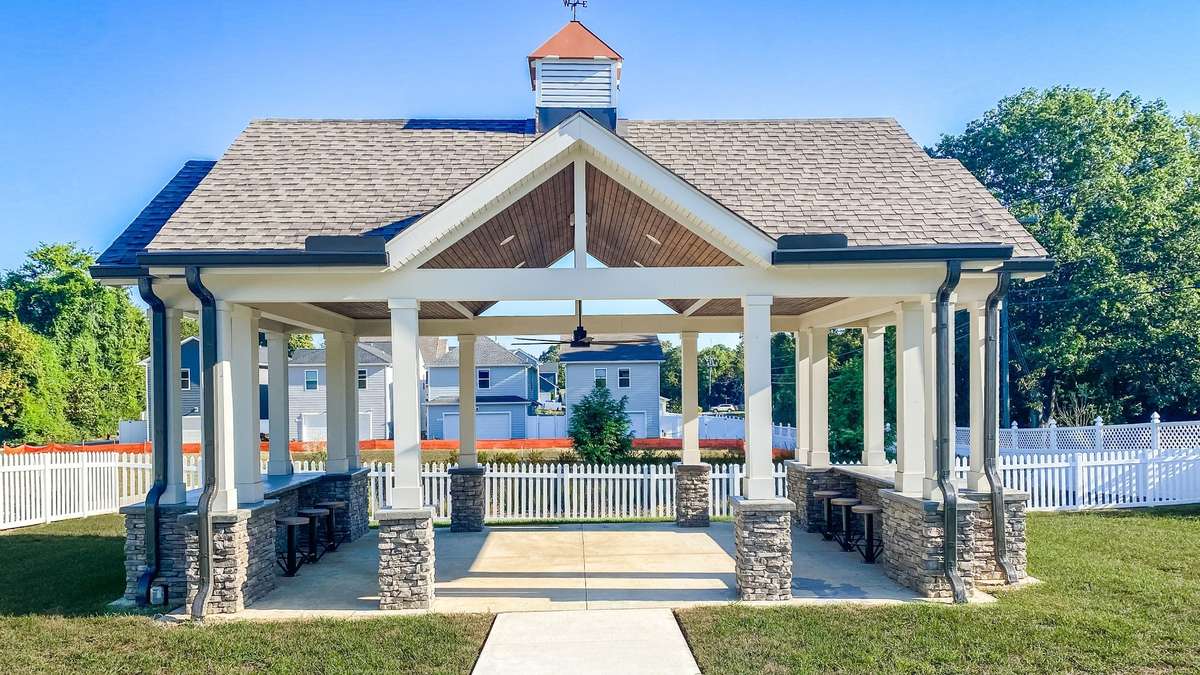 Outdoor community pavilion