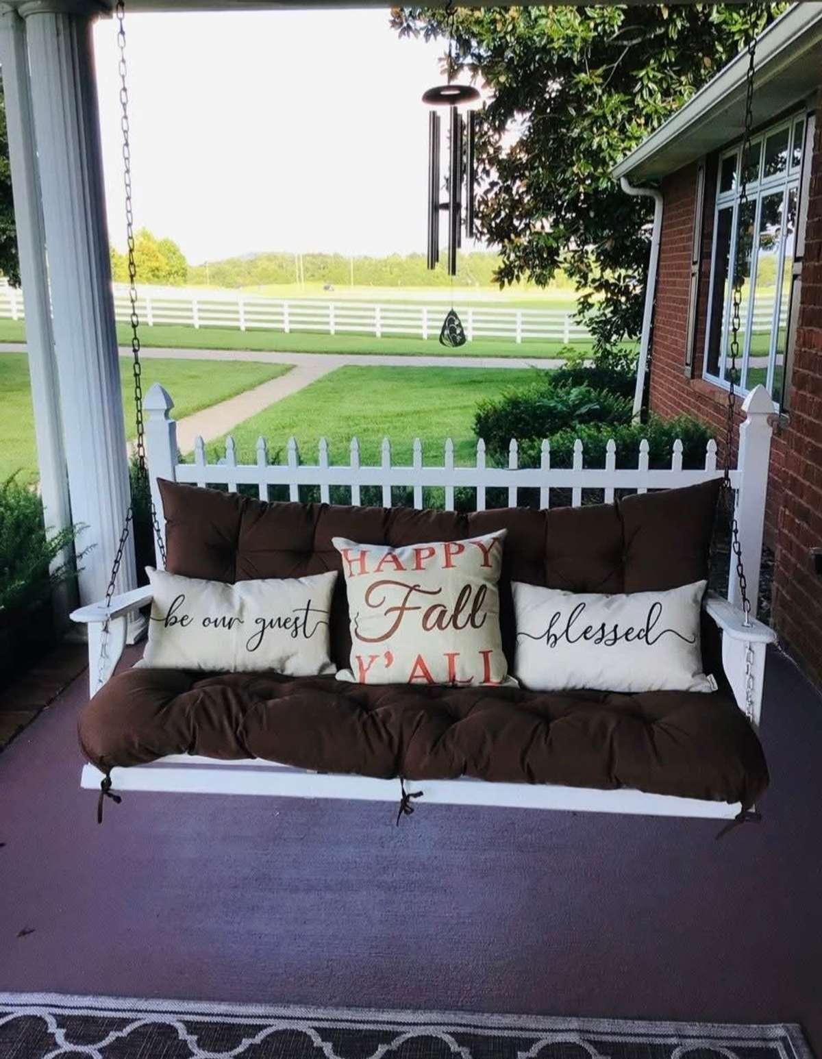 Relax and Sip Your Sweet Tea while enjoying the Swing on the Front Porch.