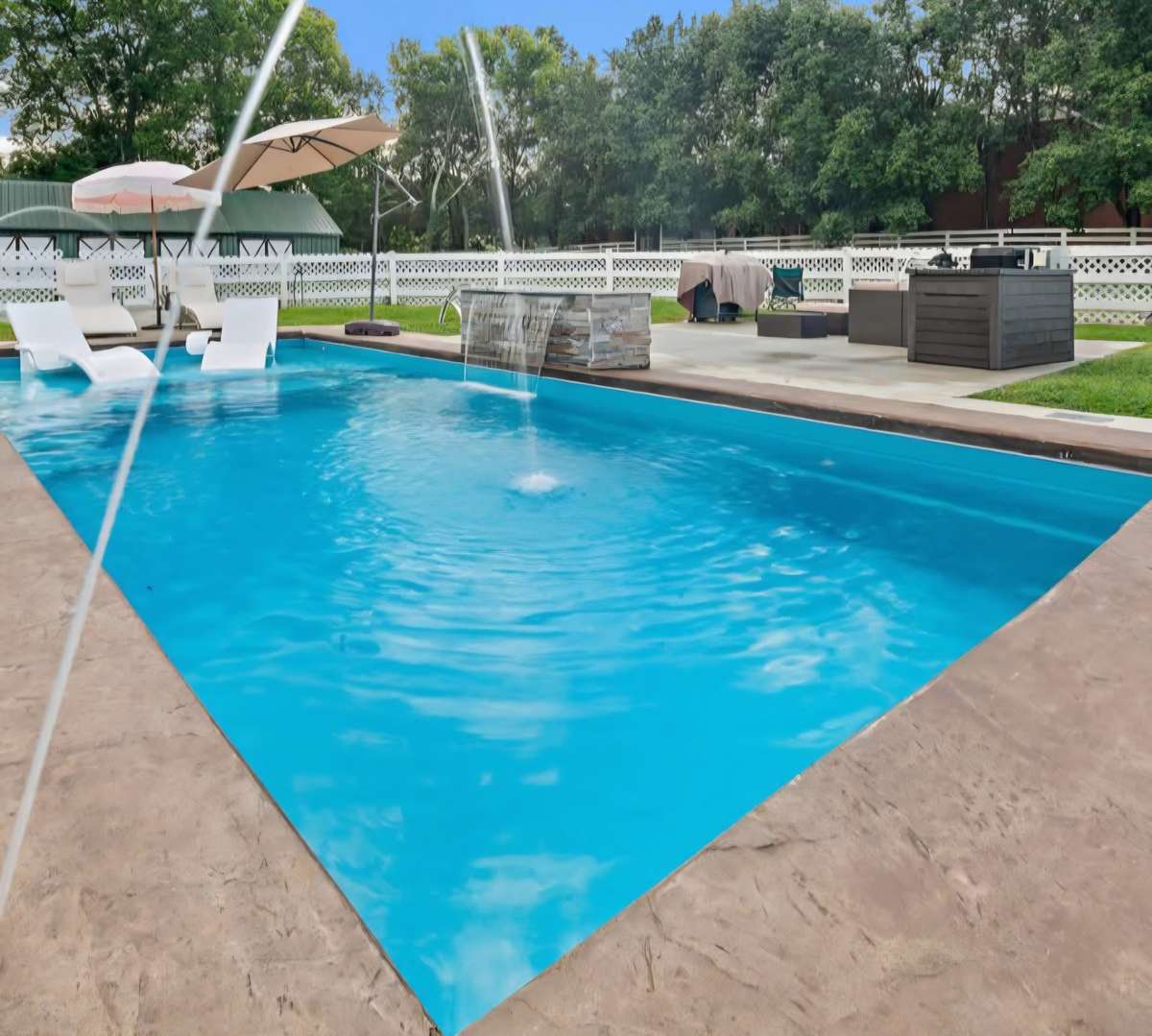 Enjoy Your Vacation time at Home! Swimming & Relaxing in Your New In-Ground Pool.