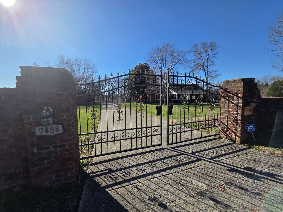 Security Gate has Custom Access Control System.