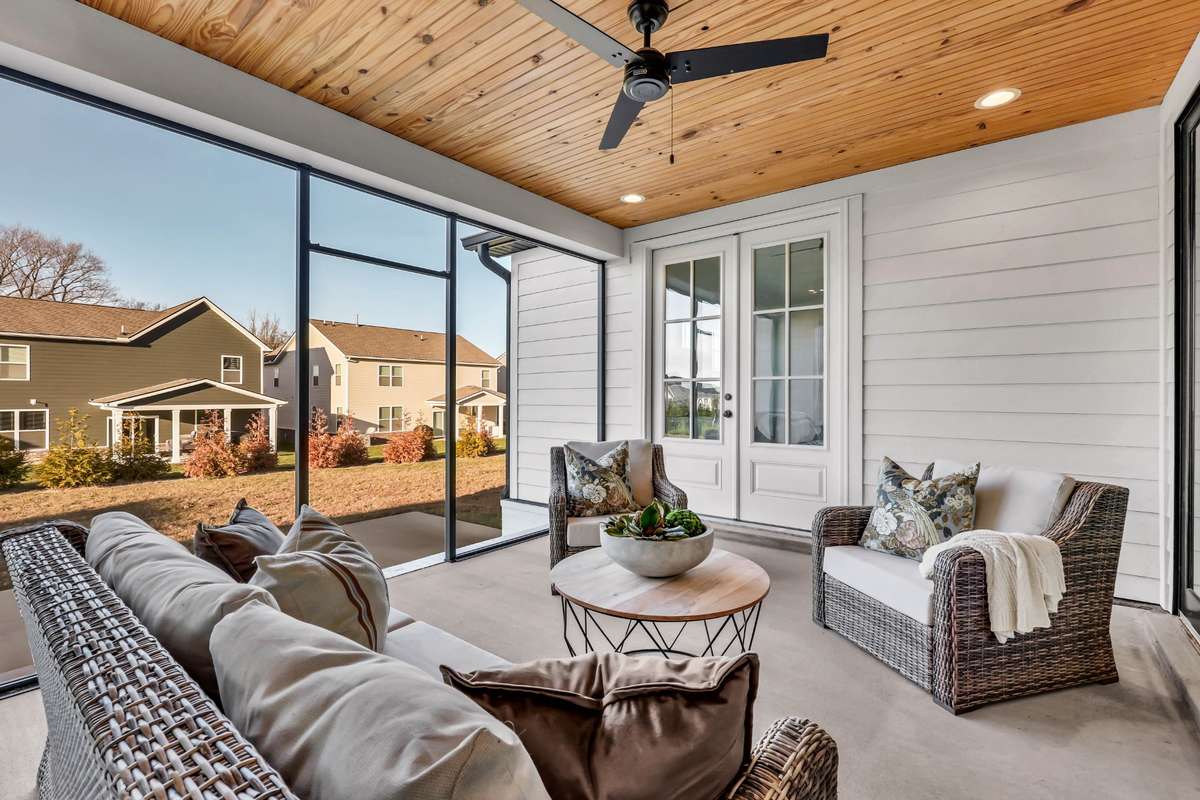 Check out this covered patio!