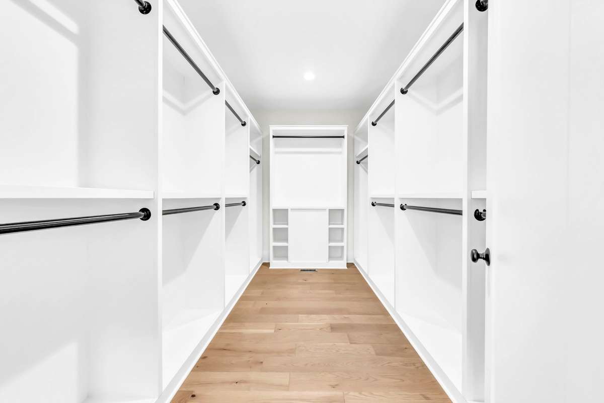This is the custom closet for the primary
