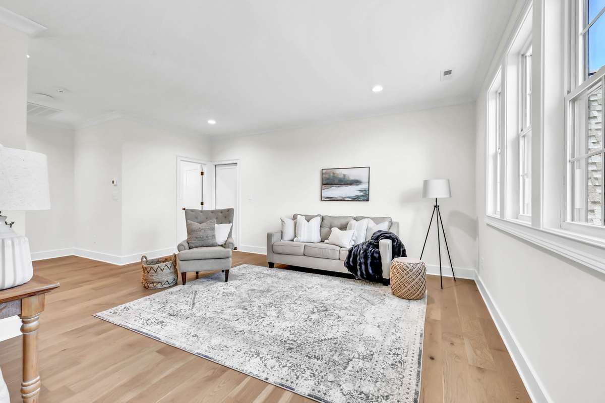 Loft area locates upstairs
