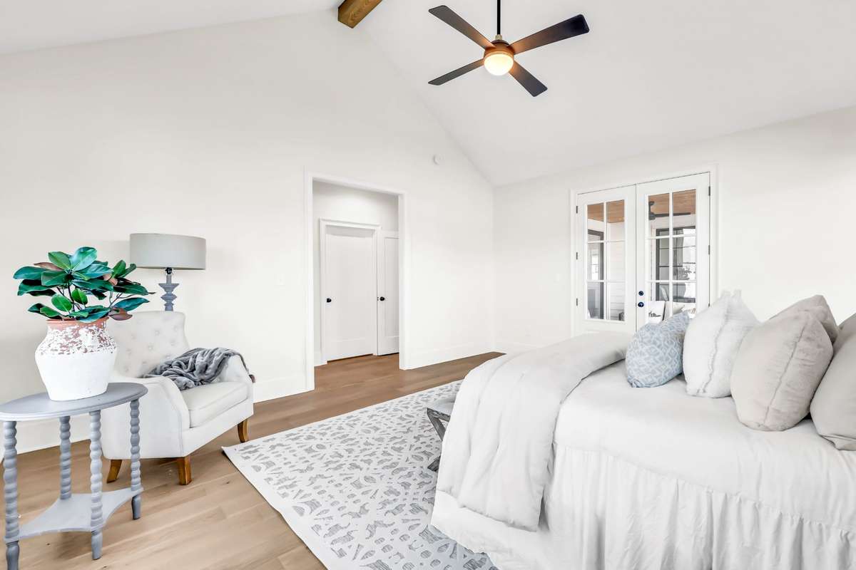 Natural light and private access to the covered patio