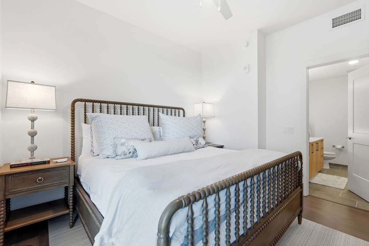 Bathroom attached to bedroom