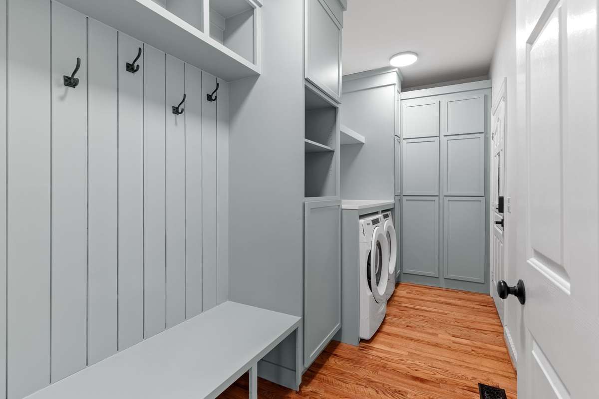 New cabinetry and built ins for the laundry room